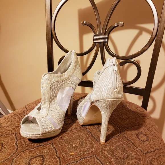 Silver Rhinestone Heels - Picture 7 of 7